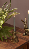 73442 Halcyon Hare Candleholder