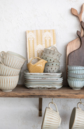 DF7936A Stoneware Bird Shaped Creamer, 3 Colors