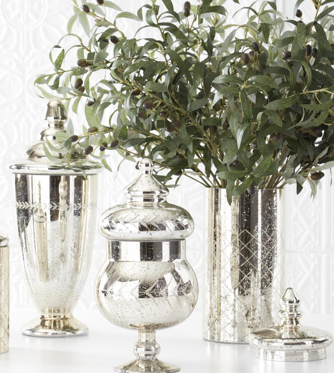 15211B 42" Olive Leaf Spray