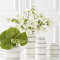 17947A 32" White Chinese Lantern Spray
