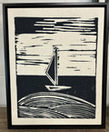2641-16x20-K-FRBK Single Sailboat