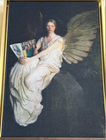 2486-12x18-BW-FRGD Fashionesta Angel