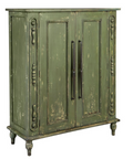 4742A45 Green Bijou Hall Cabinet
