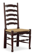 28730QC English Country Ladderback Side Chair