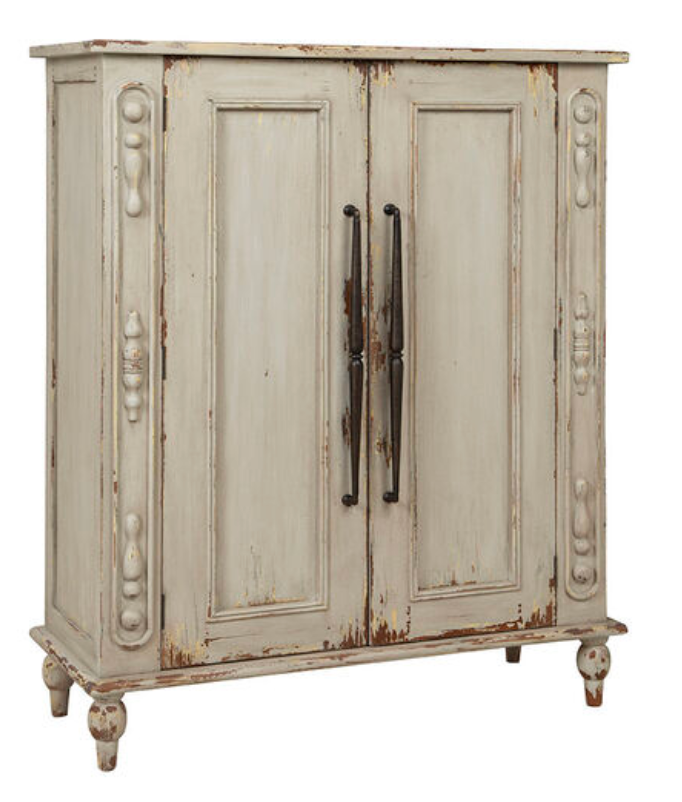 4742AF47 Distressed Bijou Hall Cabinet