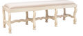 61055LT Cream Romeo Bench
