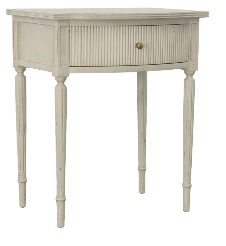 57930AC97 Cream Magdalin Side Table