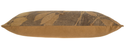 1-1718 14x31 Linen Eco Print Pillow, Earth