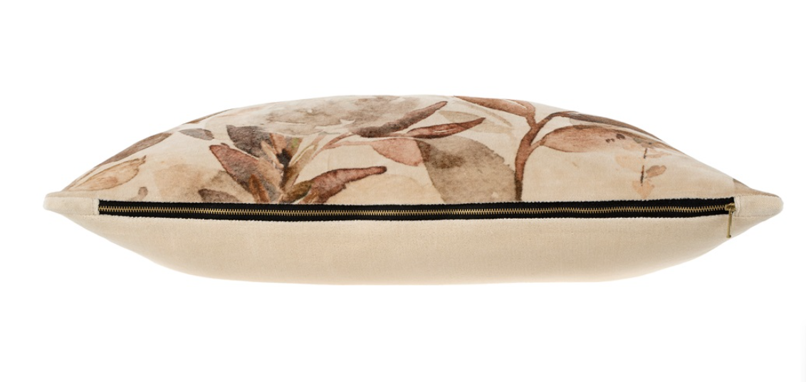 1-2695 16x24 Velvet Botania Pillow