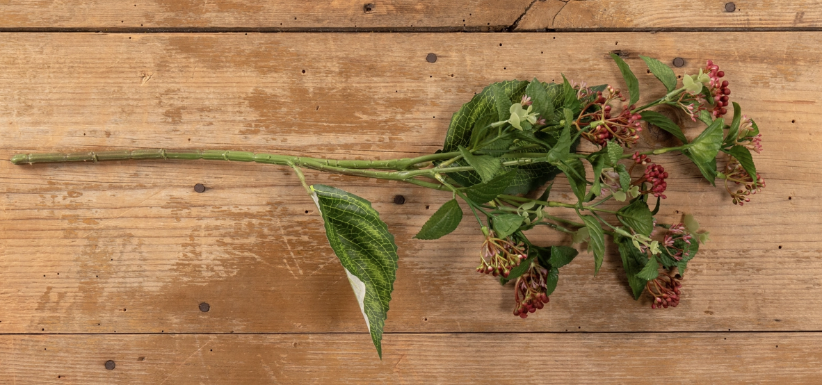 8867 21.75" Burgundy Berry Spray