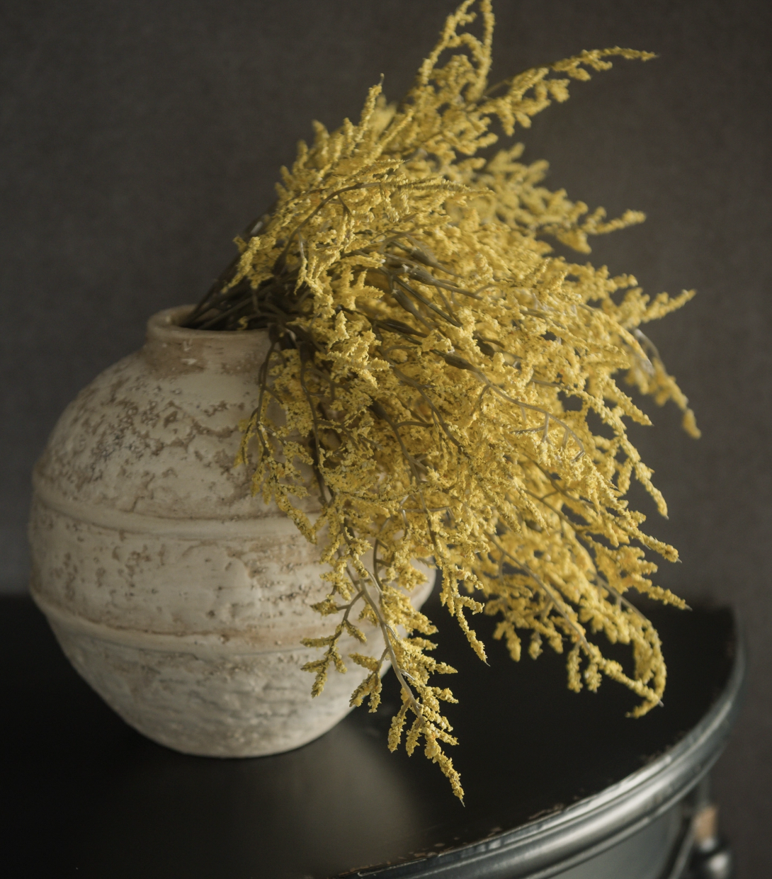 8861 14.5" Yellow Dance Bush