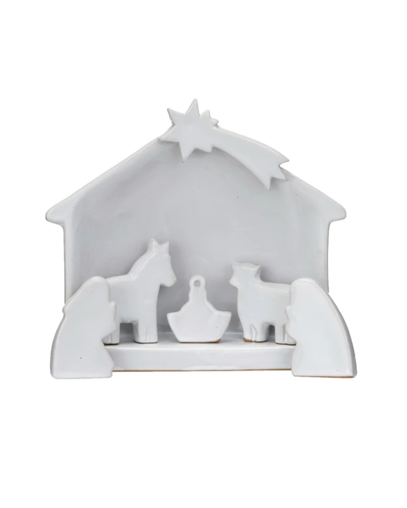 XS6094 Stoneware Nativity