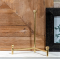 PDEN26 Brass Straight back Easel