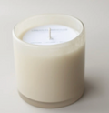 Cream Glass Candle Cashmere