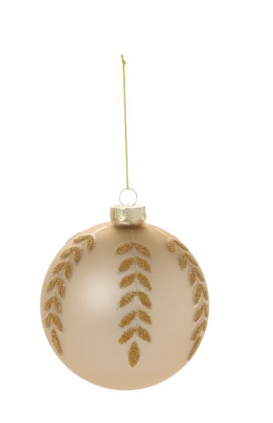 17711.40 Beaded Leaf Ornament
