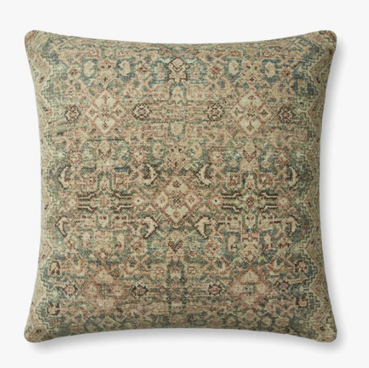 18x18 PAR0004 Navy/natural pillow
