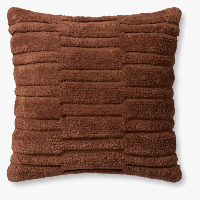 22x22 PAR0011 Arabella Rust pillow