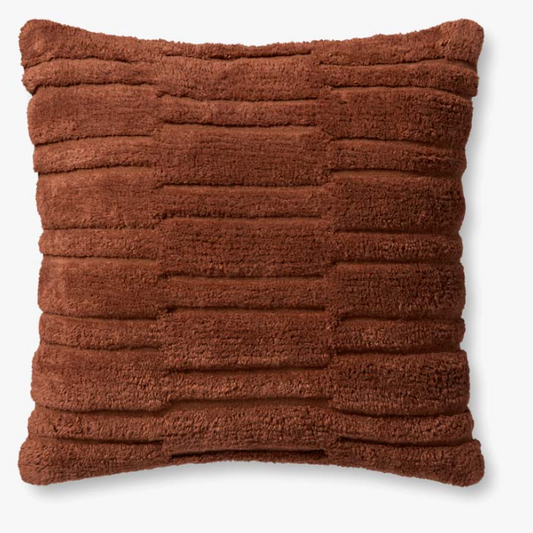 22x22 PAR0011 Arabella Rust pillow