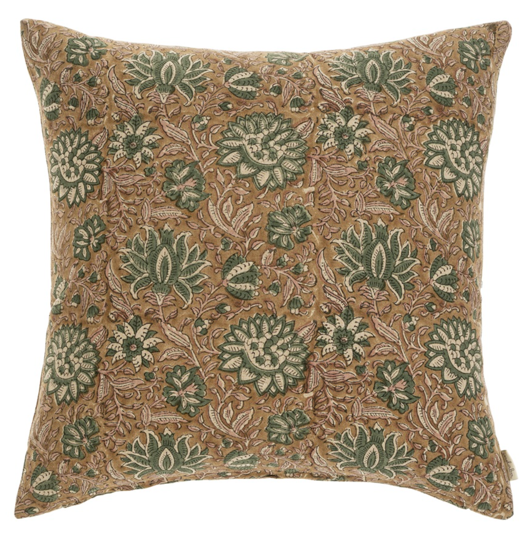 1-0244 20x20 Kavi Block print Pillow