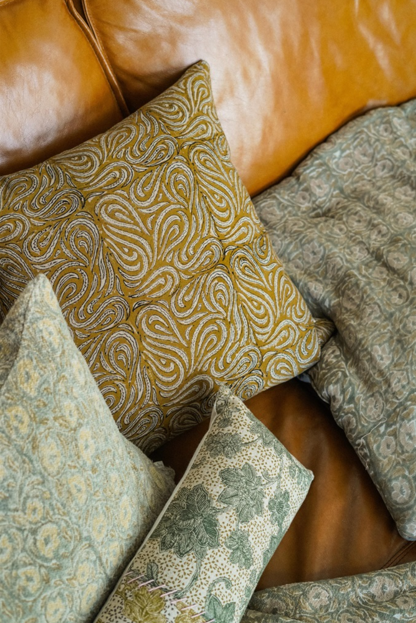 1-0246 Sahana Block Print Pillow