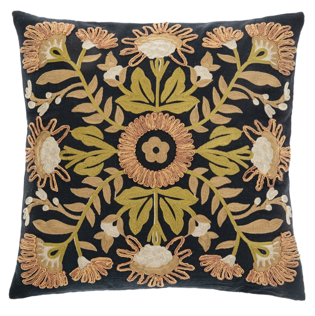 1-0440 20x20 Primrose Embroidered Pillow