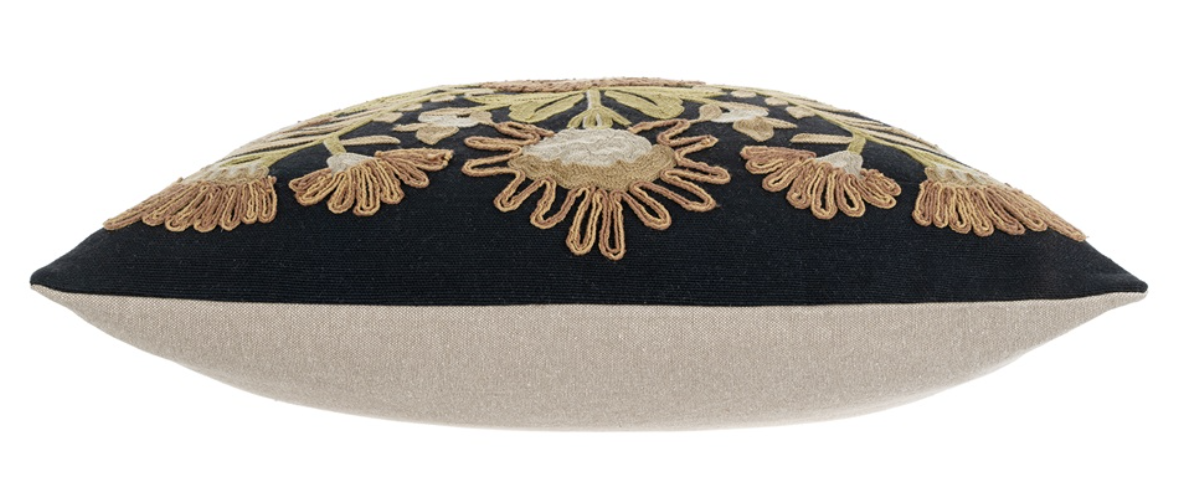 1-0440 20x20 Primrose Embroidered Pillow