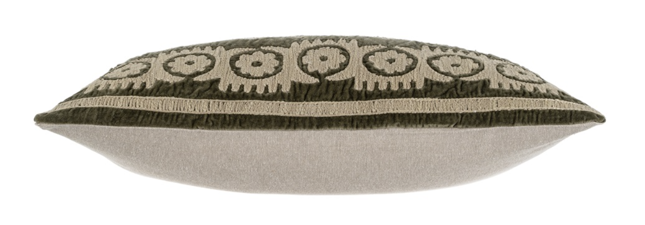 1-0441 16x14 Velvet embroidered Pillow