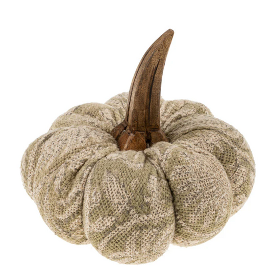 5-3053 Block Print Pumpkin S, Green