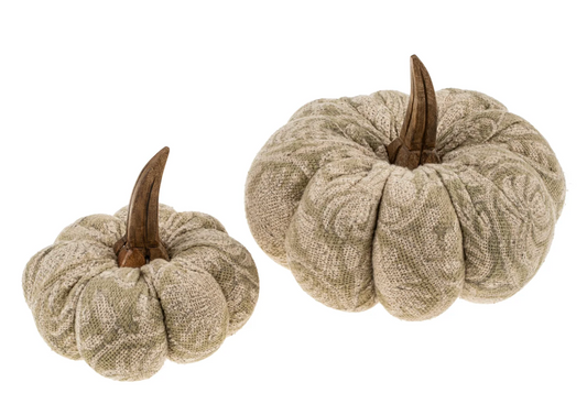 5-3052 Block Print Pumpkin L, Green
