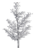 50813A 36" Iced Crystal Stem
