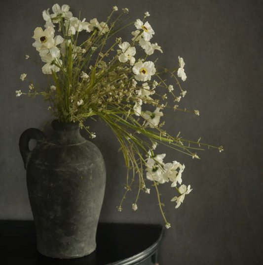 HZ238892 22" white Wildflower Spray
