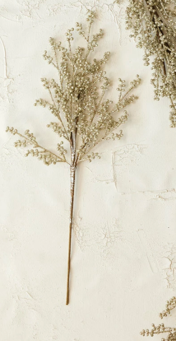 XS9396  Berry Spray Antique Silver