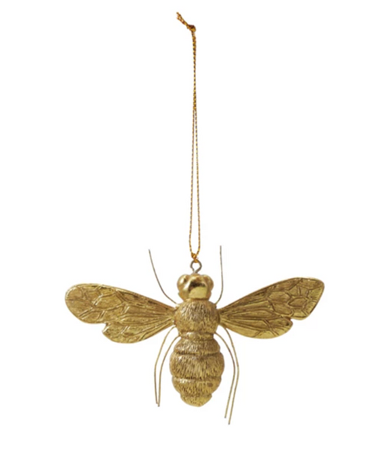 XS9701 Polyresin Golden Bee Ornament