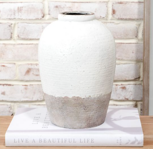 PDJCM05 French White Vase