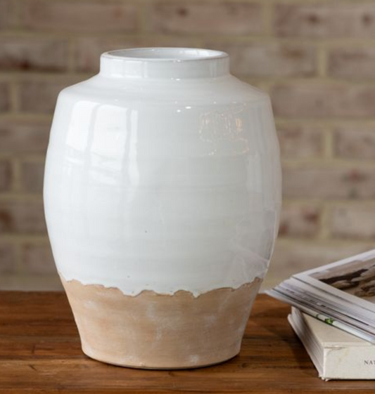 PDZA58 White Bouquet Vase