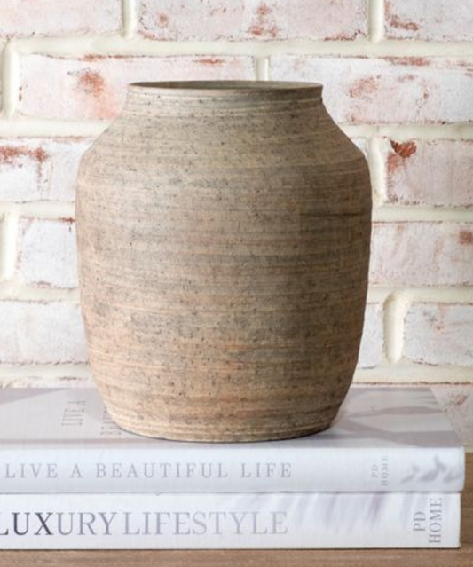 PDCD002 Natural Stripe Ceramic Vase