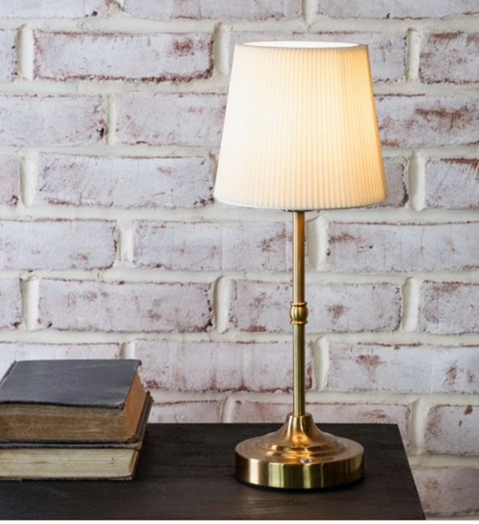 PDWE05 15.75 Rechargable Gold LED lamp