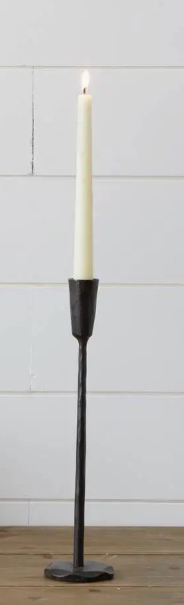 8R7774-M Candle Holders - Black Iron