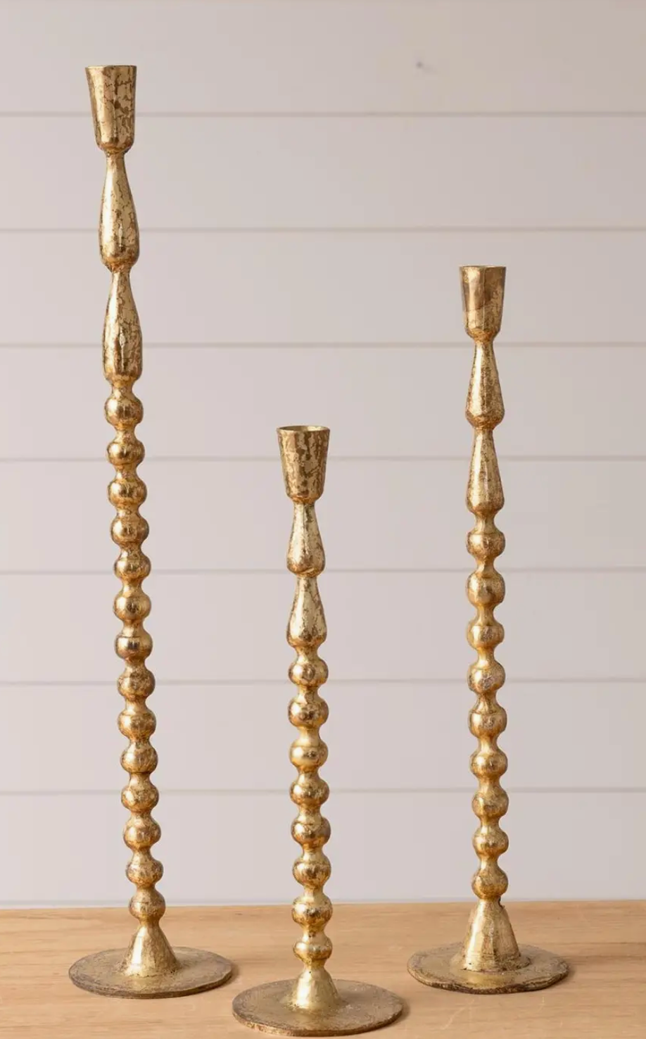 8T2674-S Taper Holders - Gold Bubble