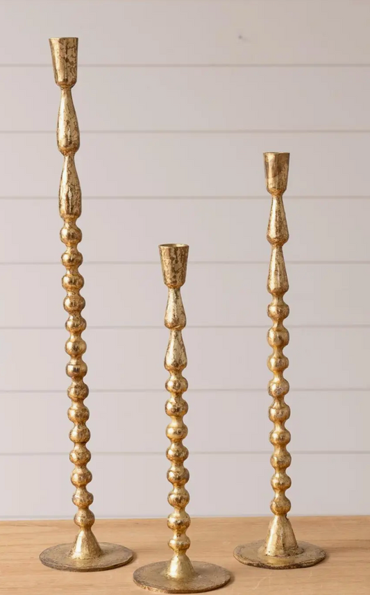 8T2674-S Taper Holders - Gold Bubble