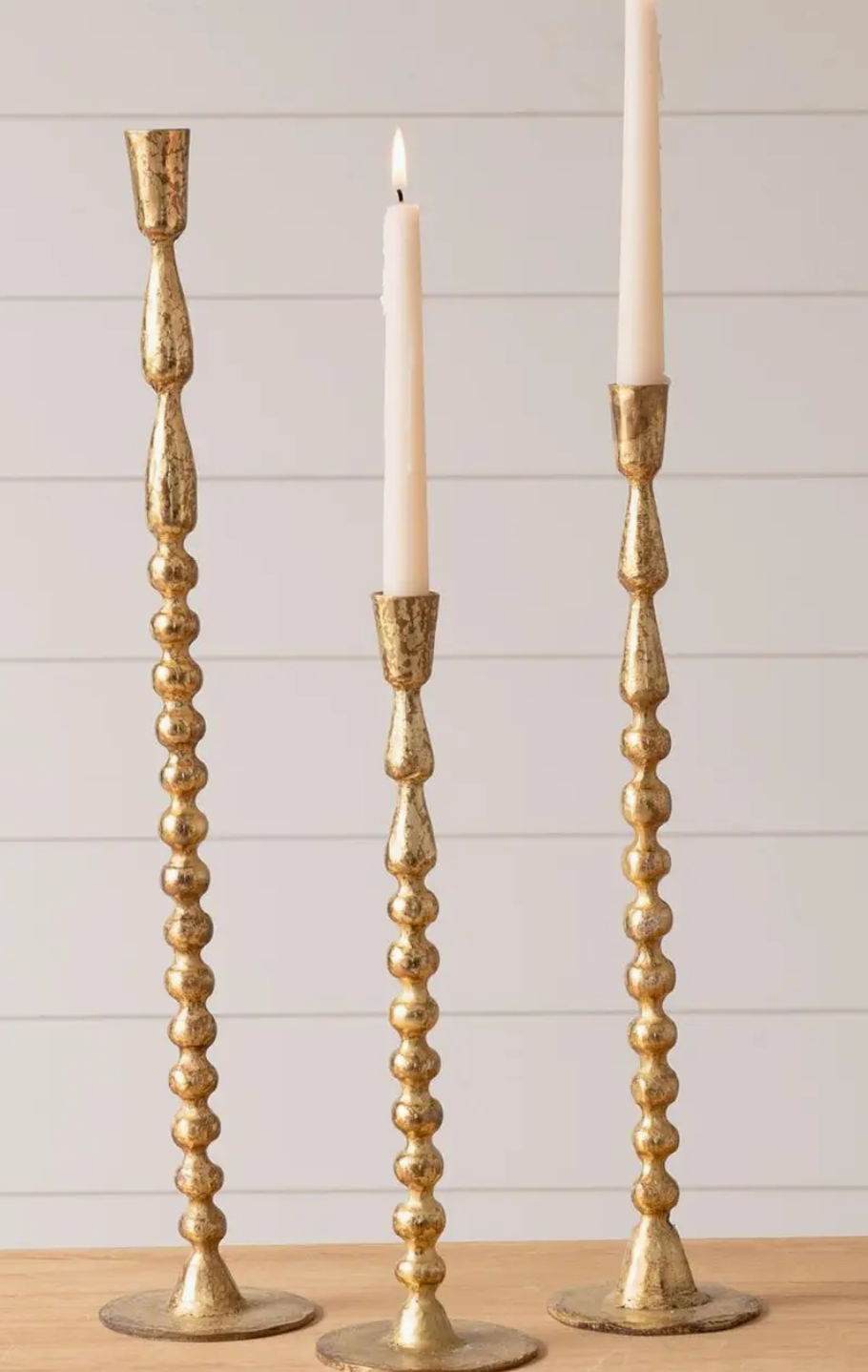 8T2674-S Taper Holders - Gold Bubble