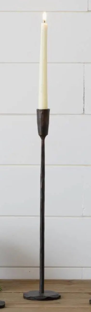 8R7774-L Candle Holders - Black Iron