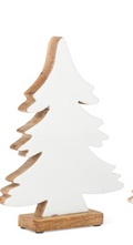 55800A-3 20.5" Wood Enameled Front Tabletop Christmas tree