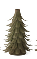 56112A-2 10" Iron Tree Candle Holder with Patina finish