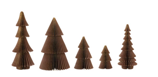 XS4909A Paper Folding Honeycomb Trees, 3 colors