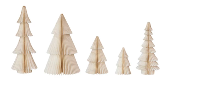 XS4909A Paper Folding Honeycomb Trees, 3 colors