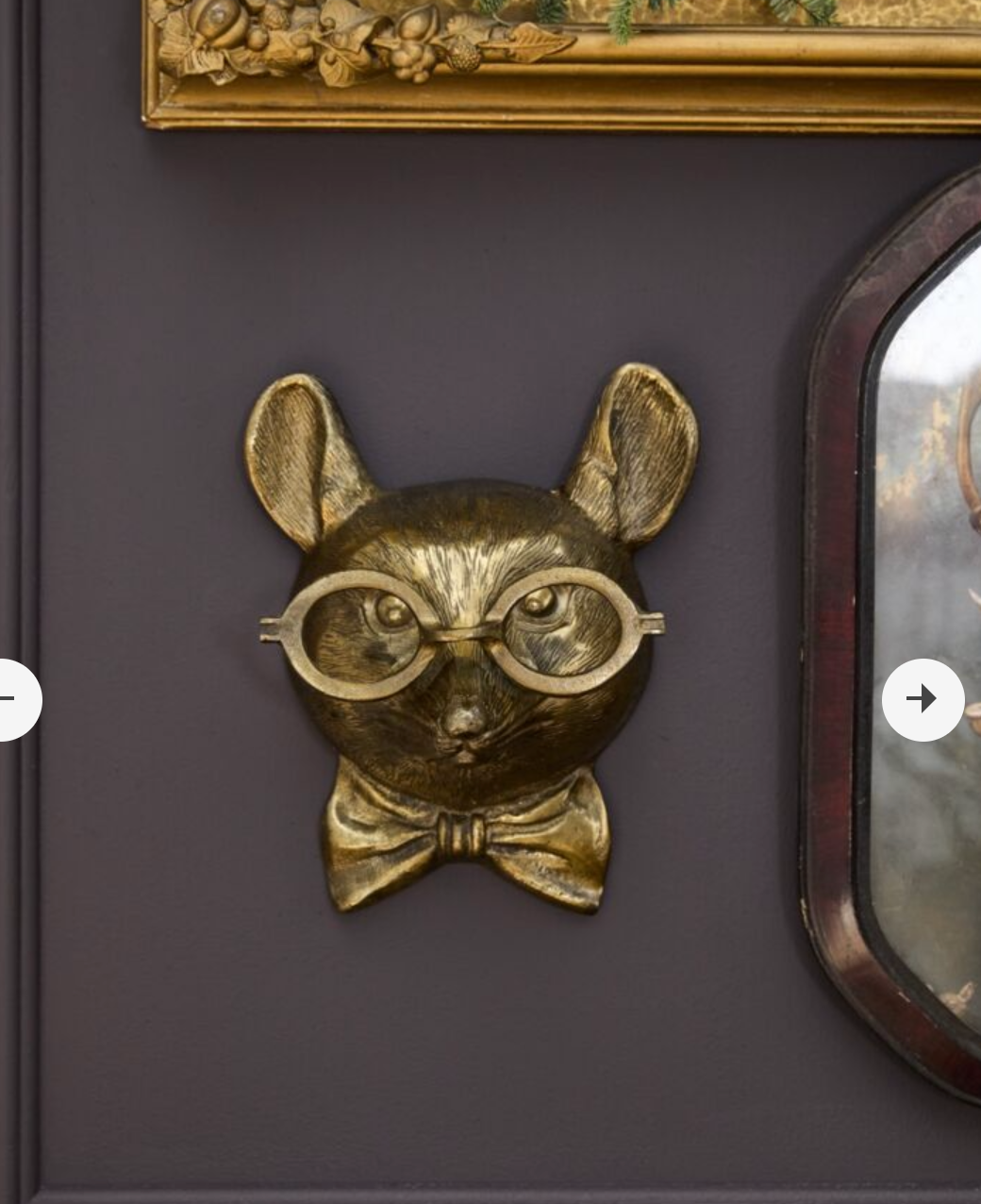 75102 Classy Animal Wall Mount, Louie