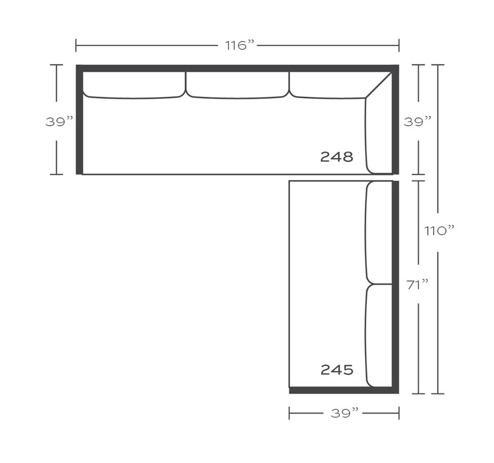 SYLVIE-248245-ZW109-50 Sylvie Sectional