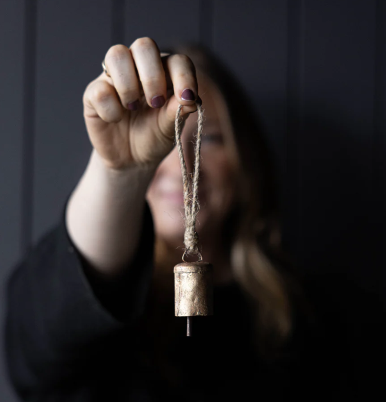 6020 Barrel Iron Bell Ornament