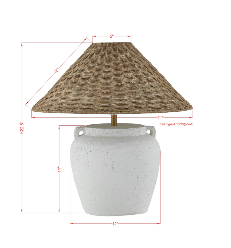 725165 Marietta Table Lamp